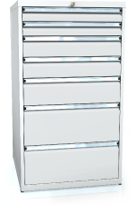 Drawer cabinet 1240 x 710 x 750 - 7x drawers